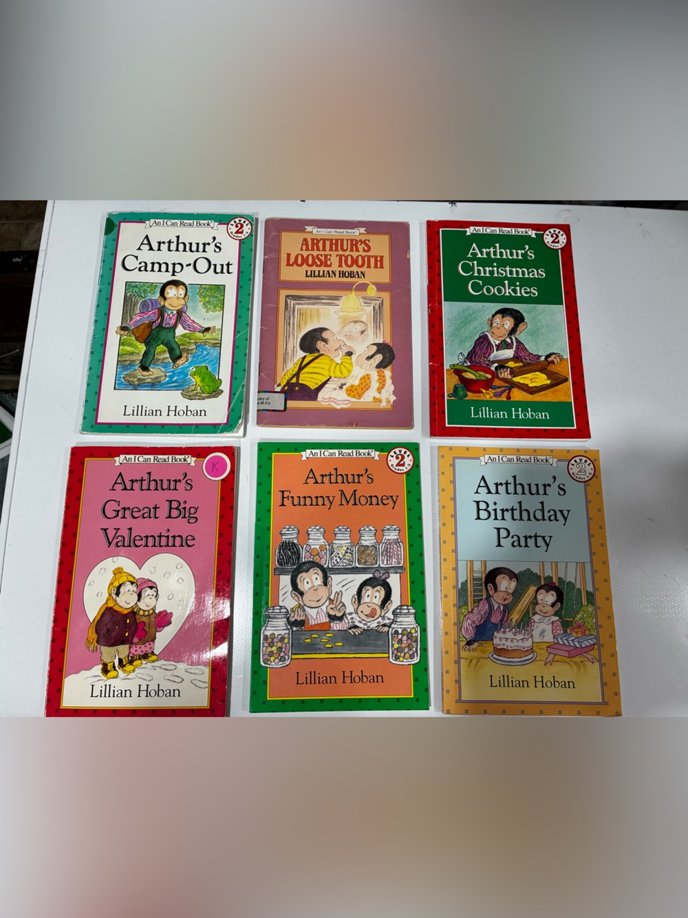 Set of 6 ARTHUR Books Lillian Hoban